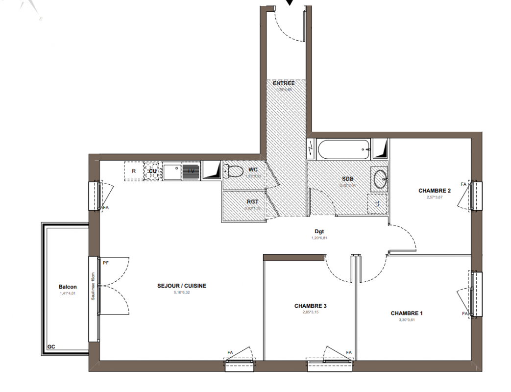 Plan du lot