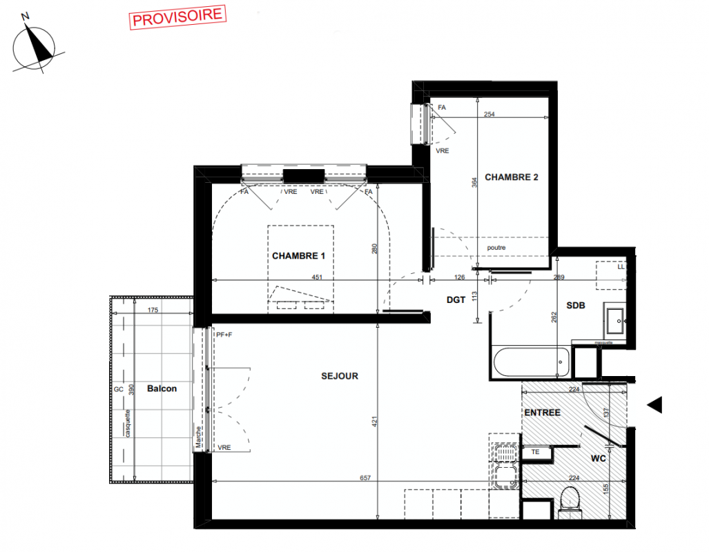 Plan du lot