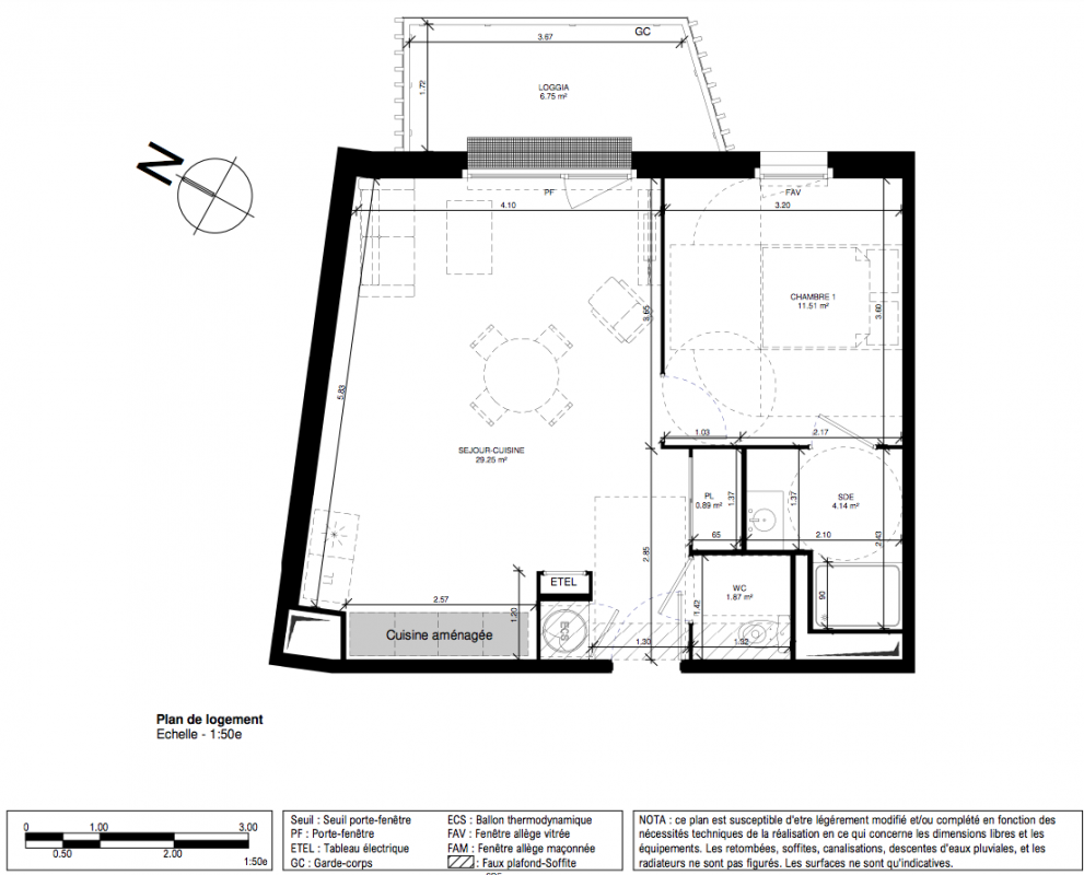 Plan du lot