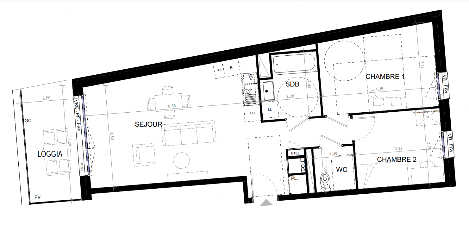 Plan du lot