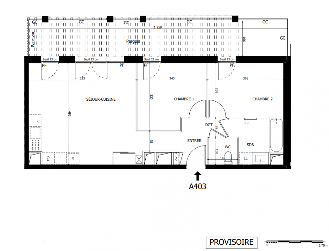 Plan du lot