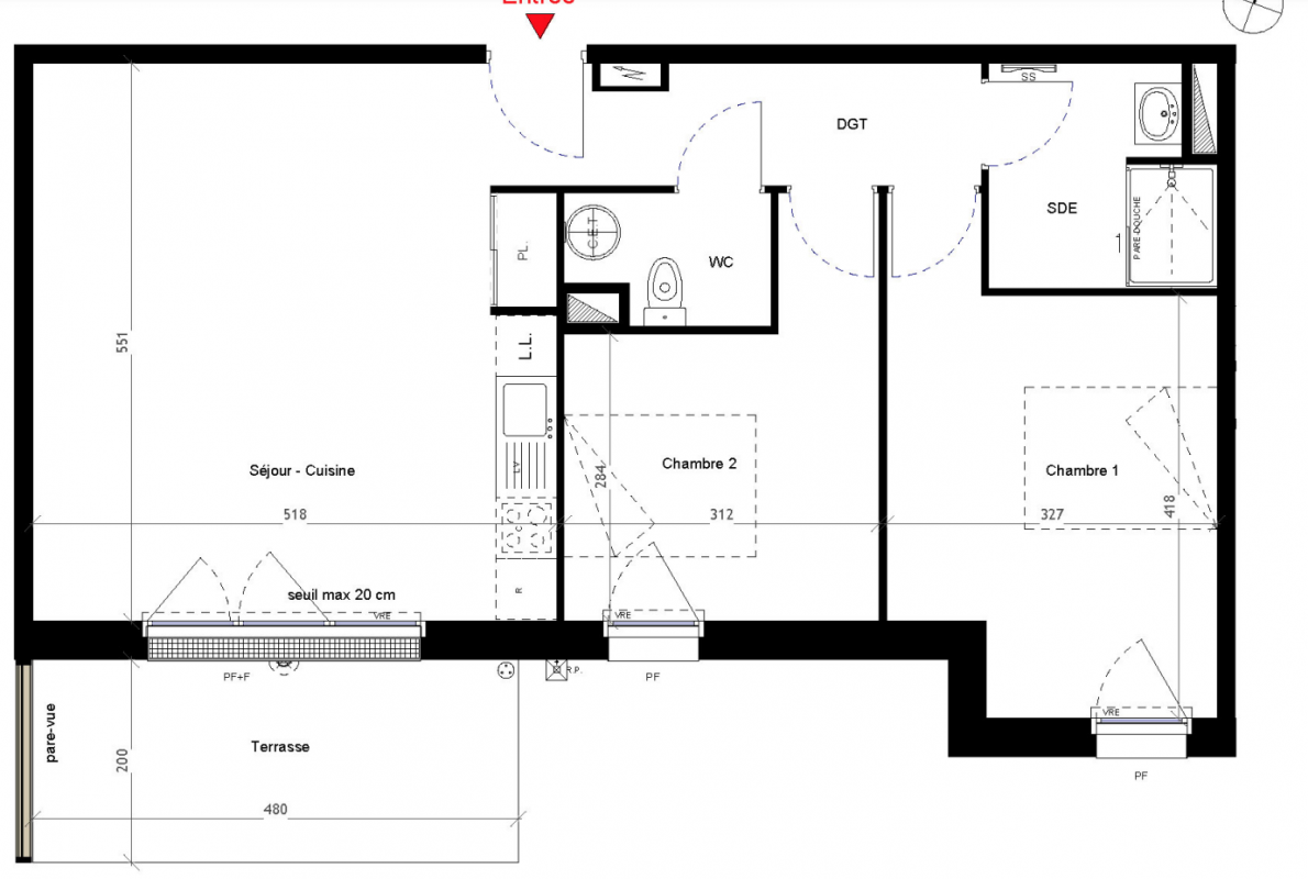 Plan du lot