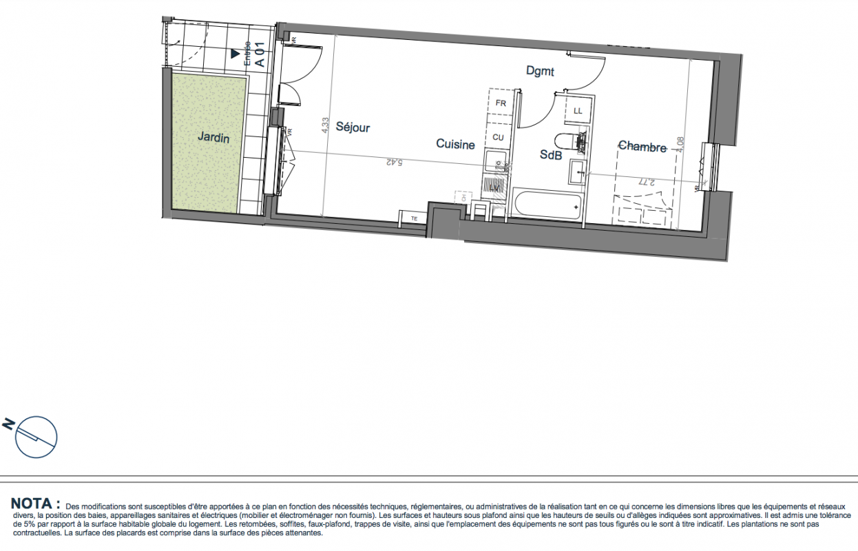 Plan du lot