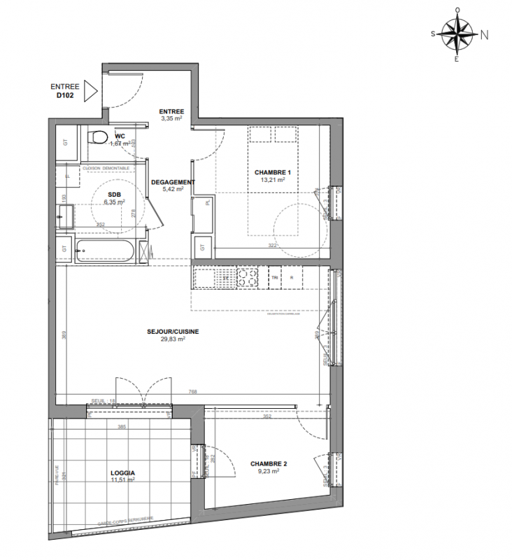 Plan du lot