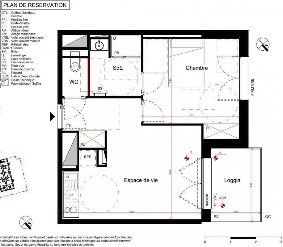 Plan du lot