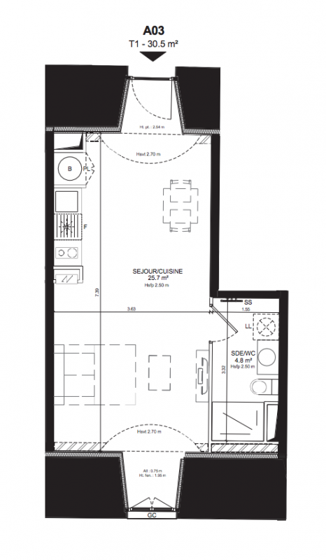 Plan du lot