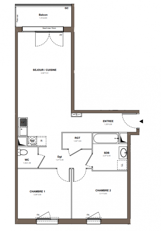Plan du lot