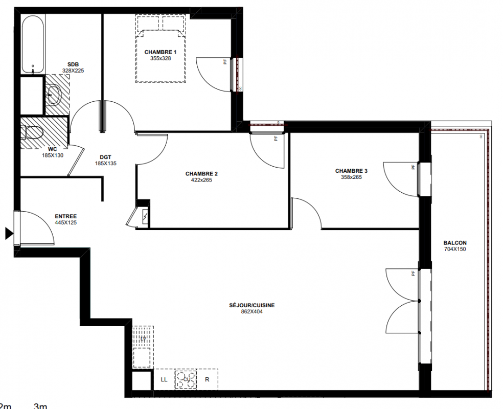 Plan du lot