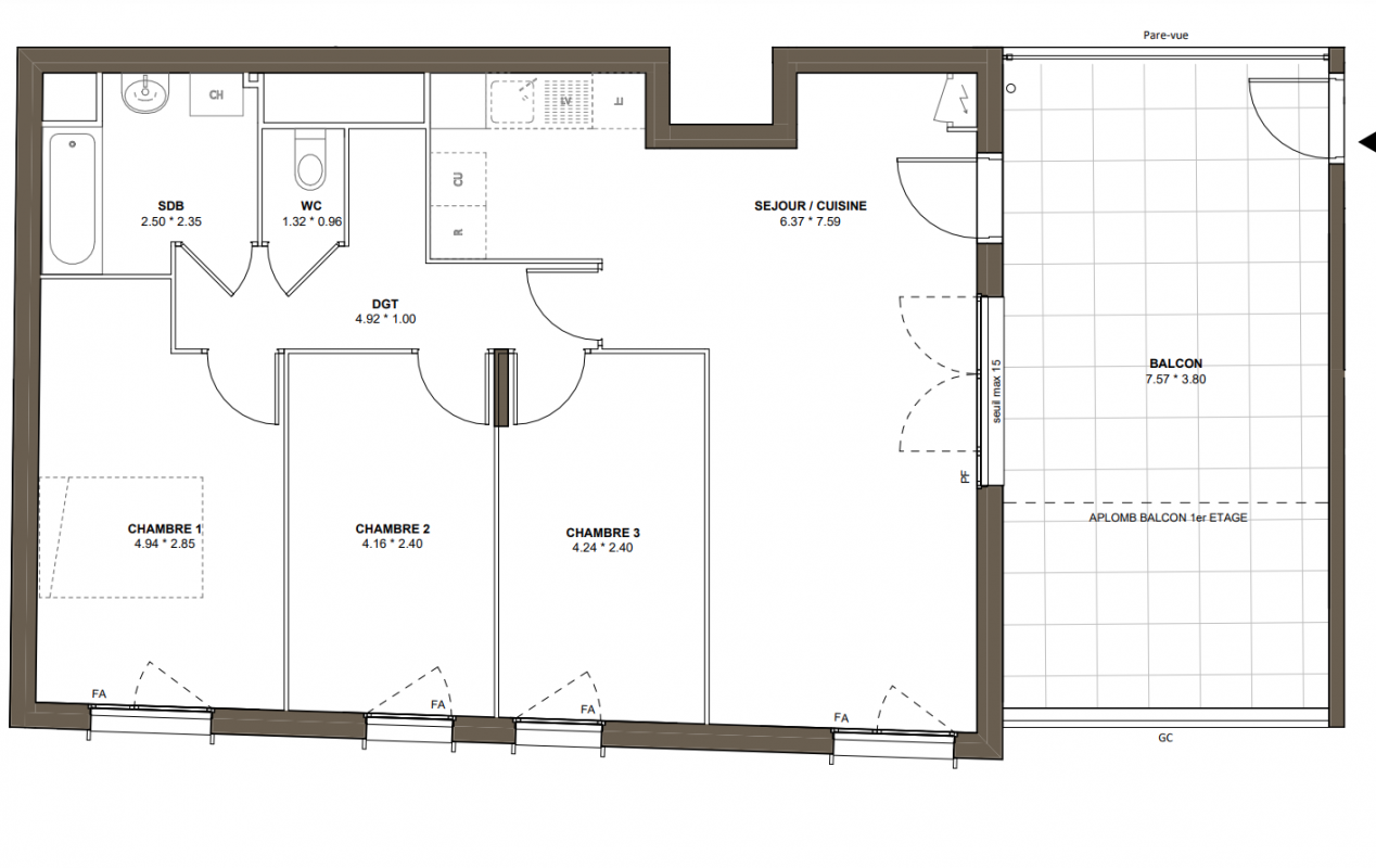 Plan du lot