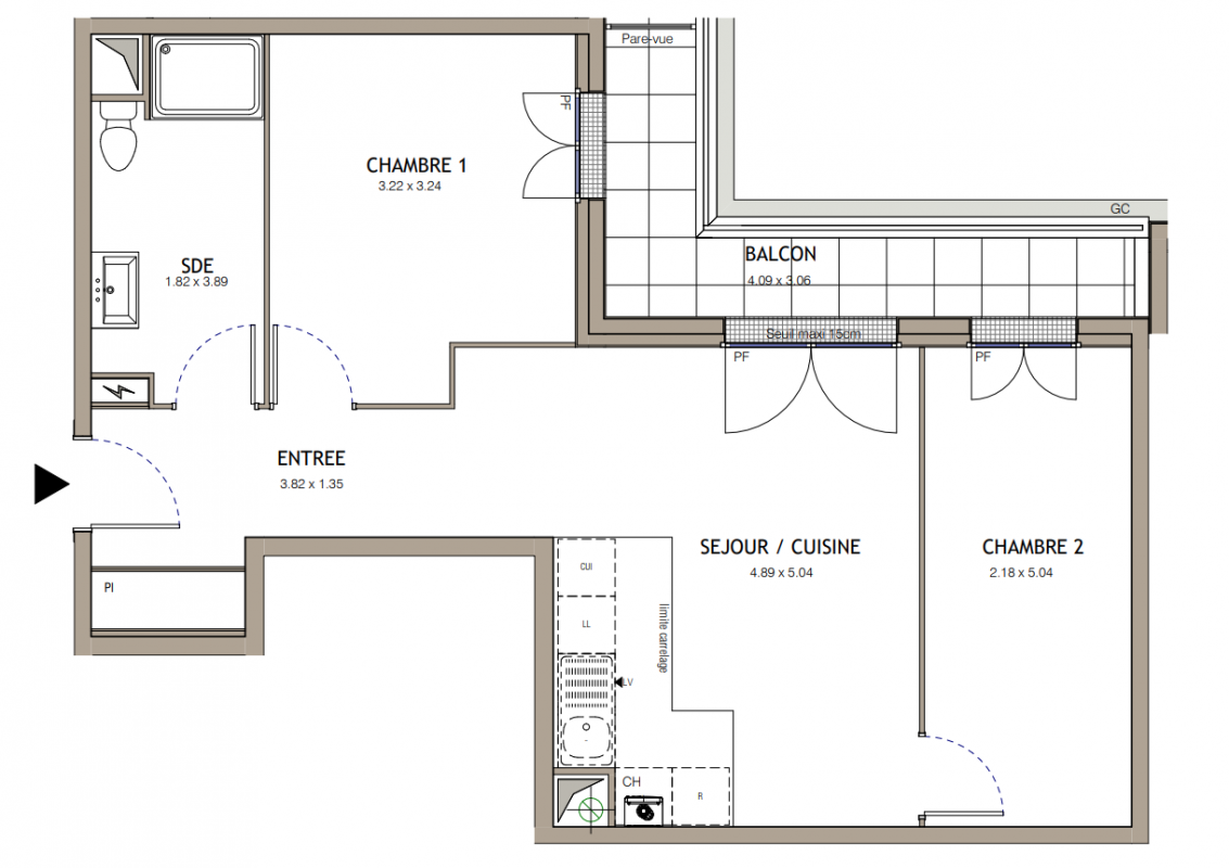 Plan du lot