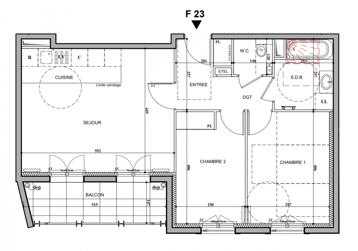 Plan du lot