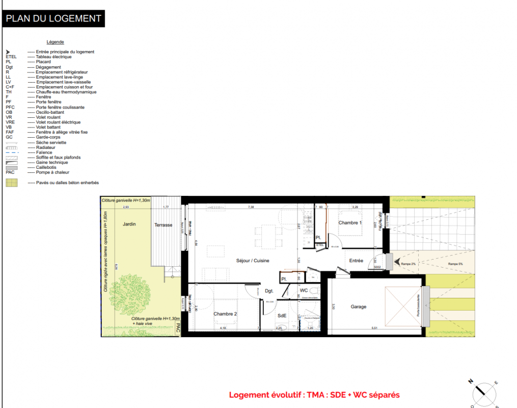 Plan du lot