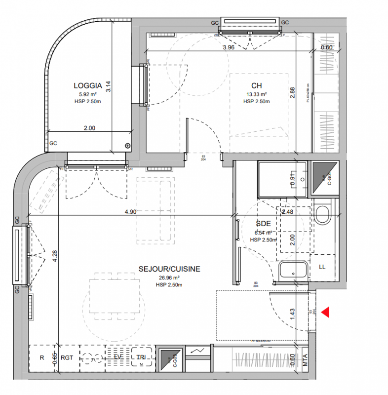 Plan du lot