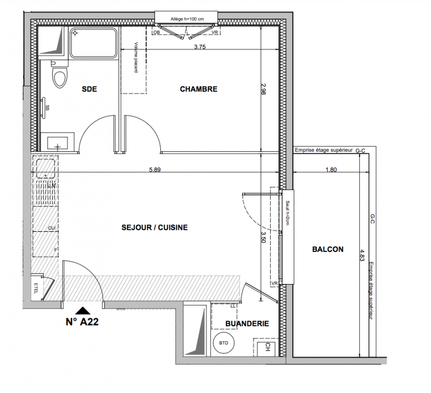 Plan du lot