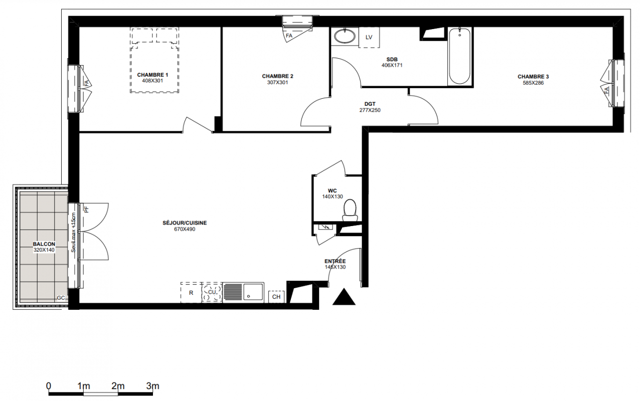 Plan du lot