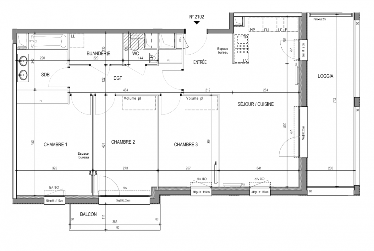 Plan du lot
