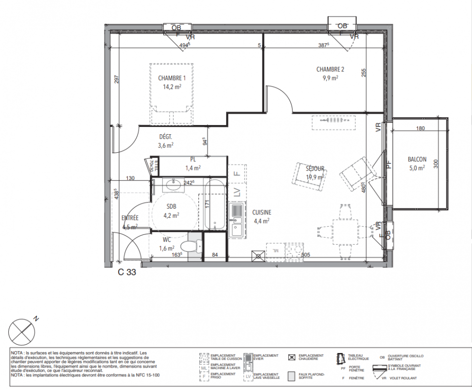 Plan du lot