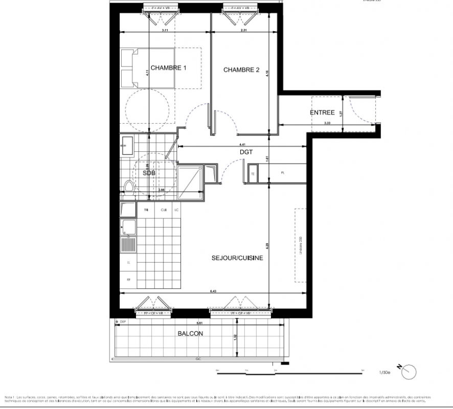 Plan du lot