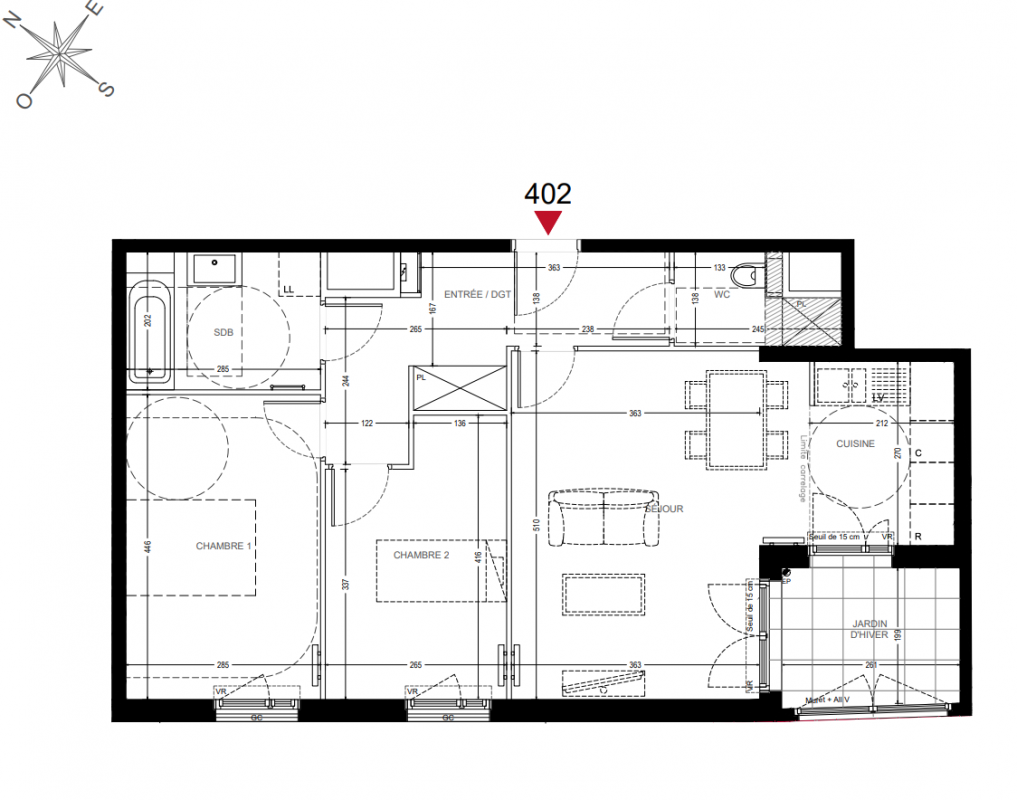 Plan du lot