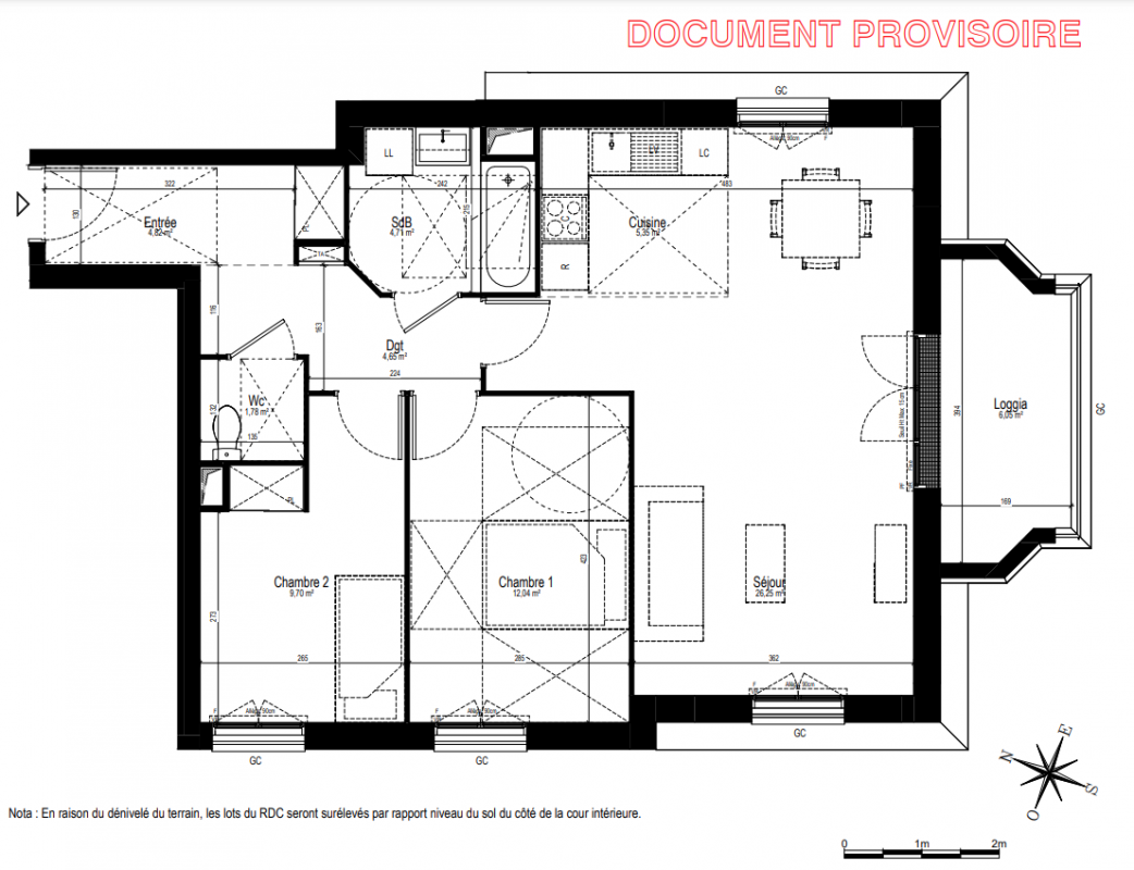 Plan du lot