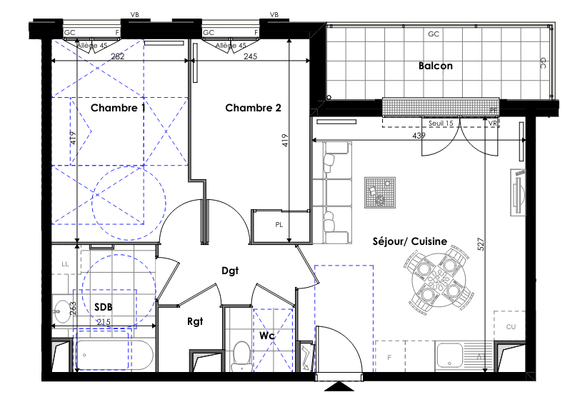 Plan du lot