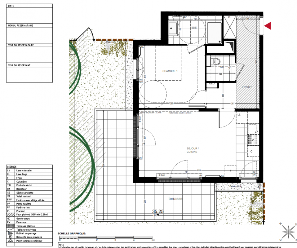 Plan du lot