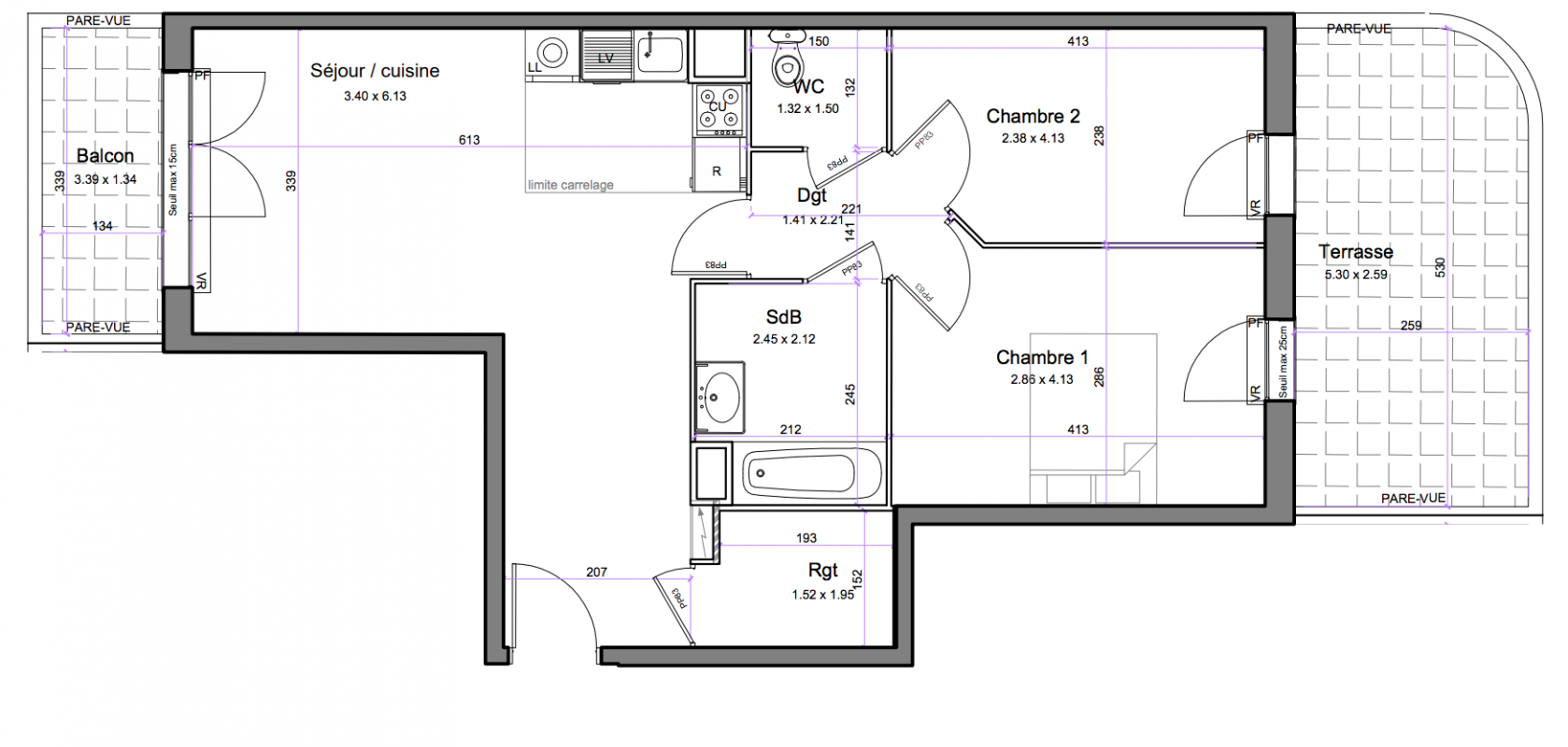 Plan du lot