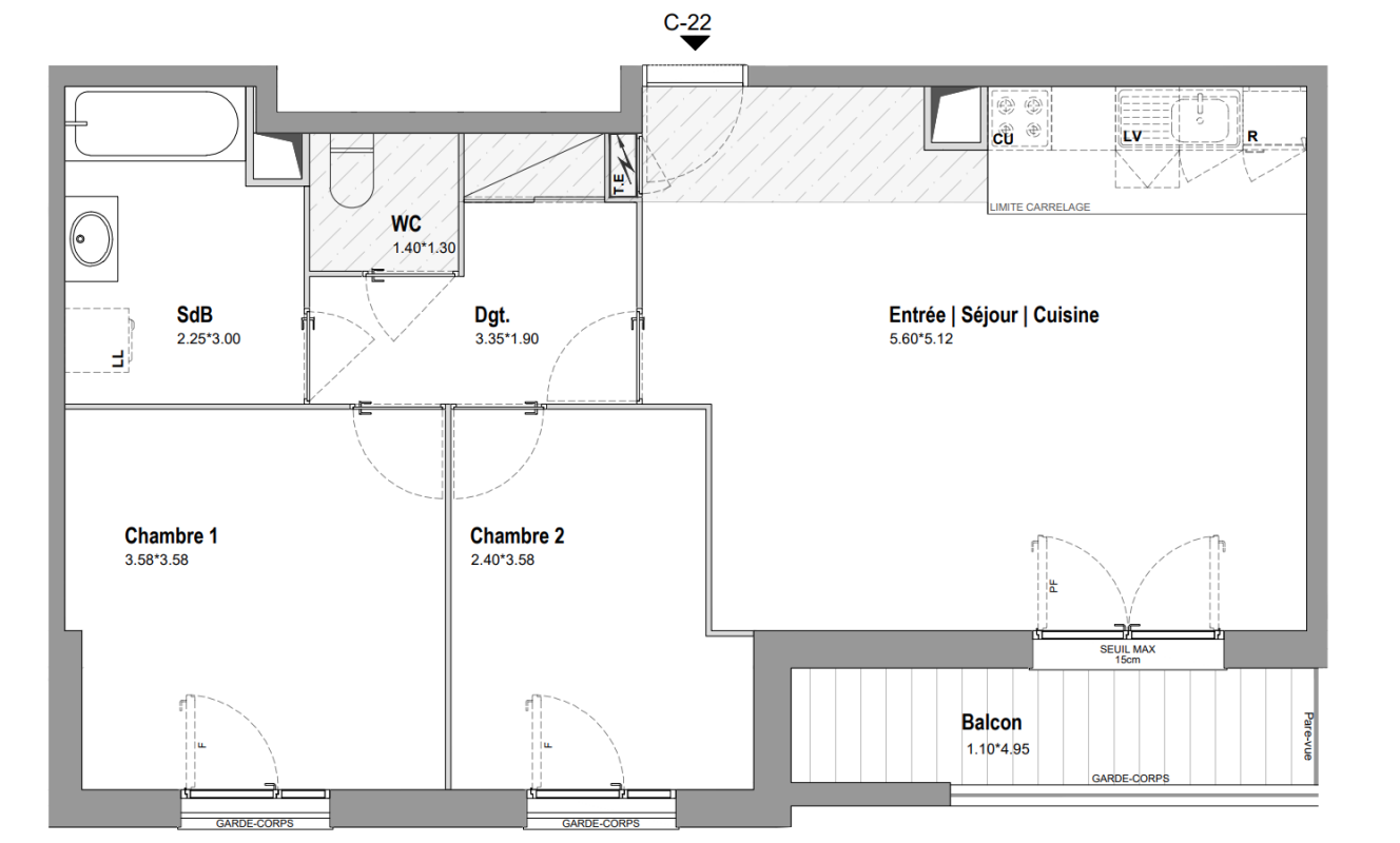 Plan du lot