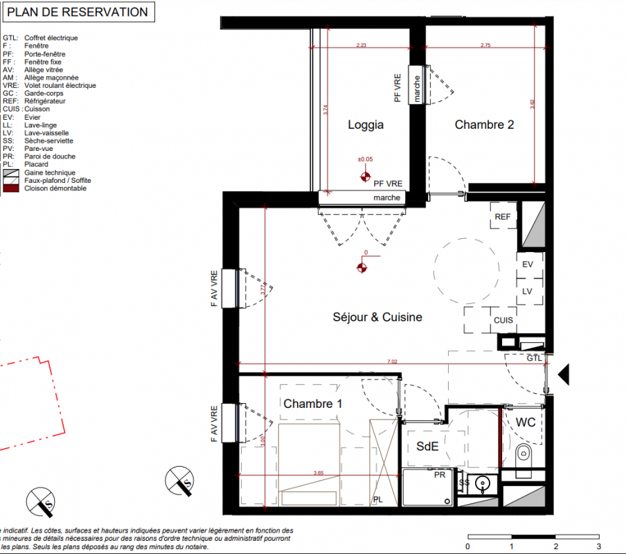 Plan du lot