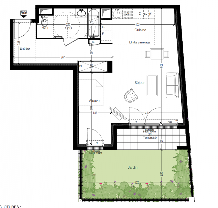 Plan du lot