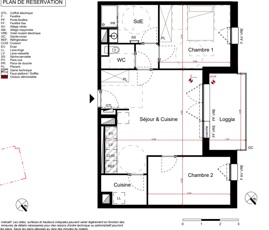 Plan du lot