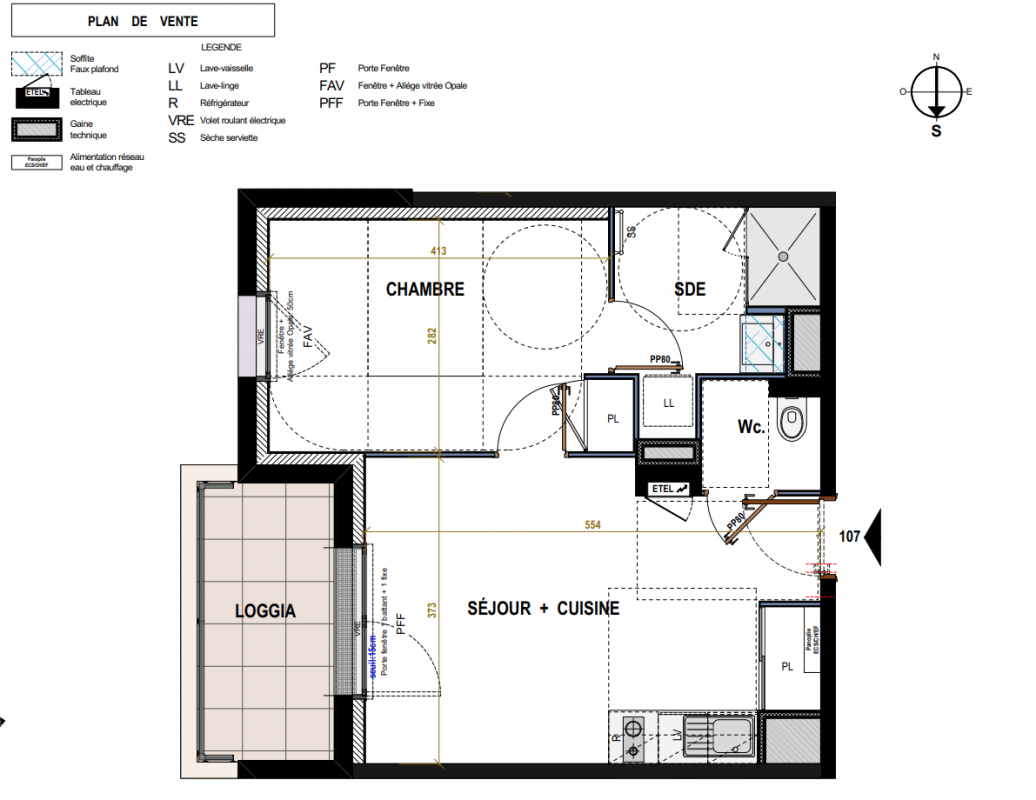 Plan du lot