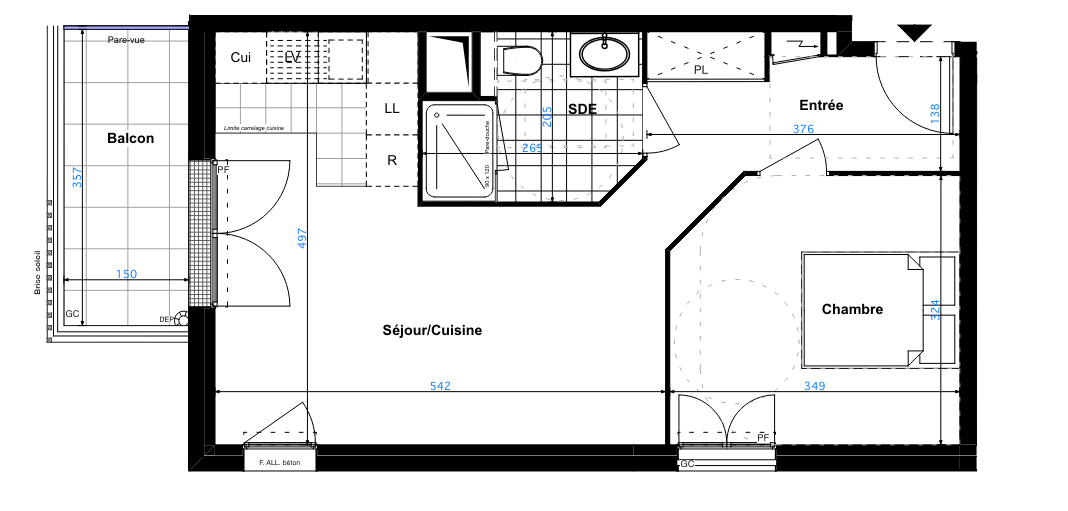 Plan du lot