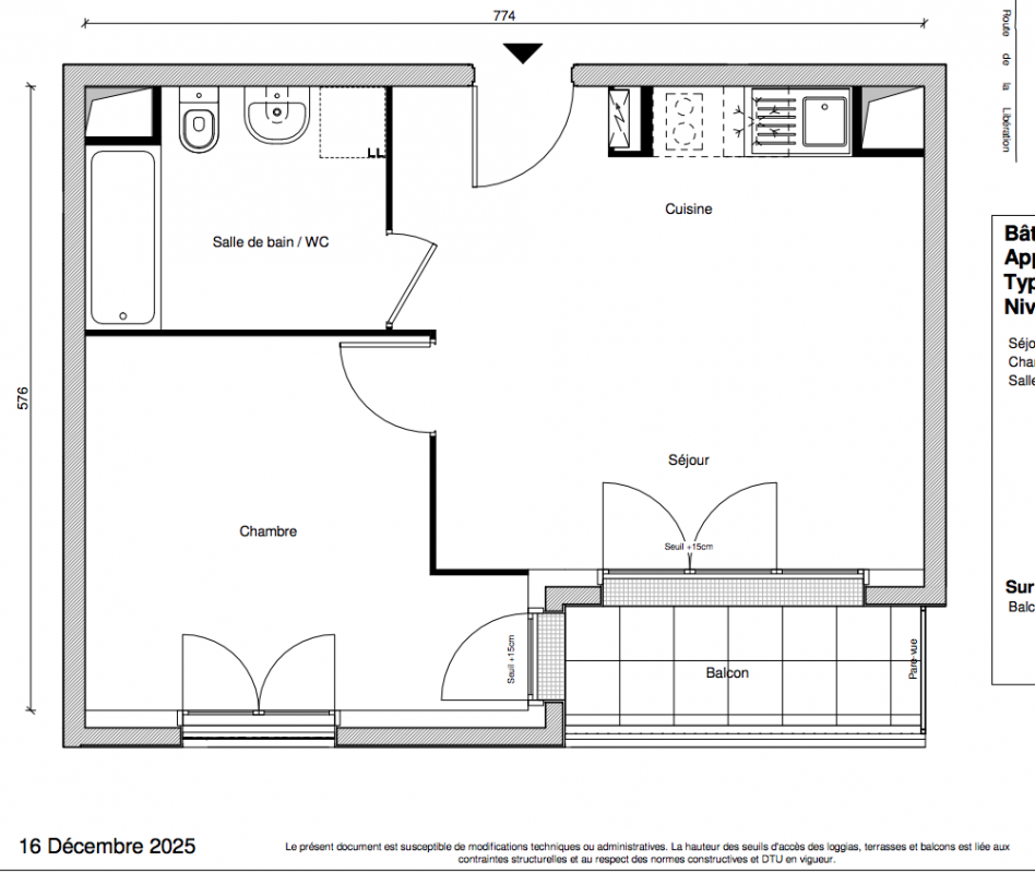 Plan du lot