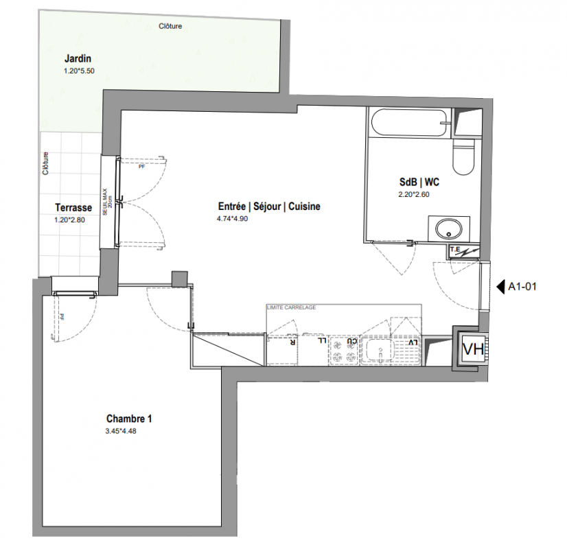 Plan du lot