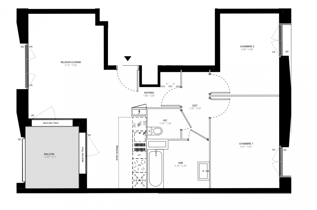 Plan du lot