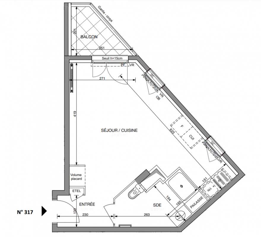Plan du lot