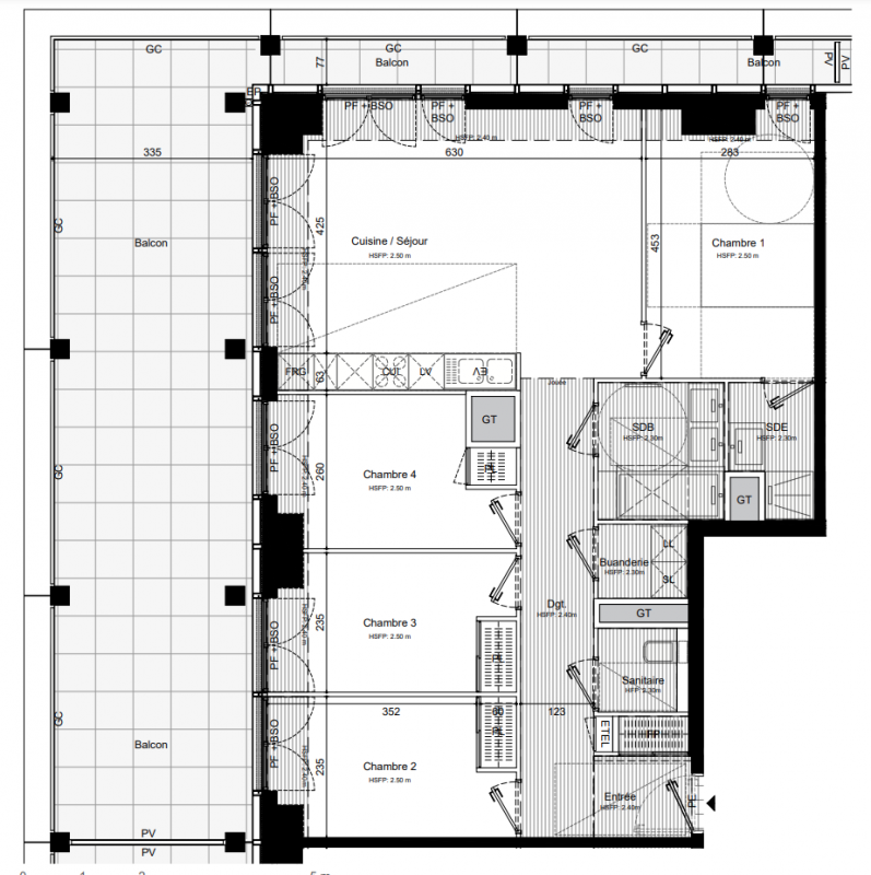 Plan du lot