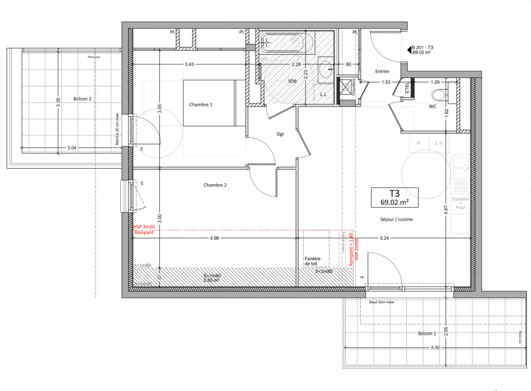 Plan du lot