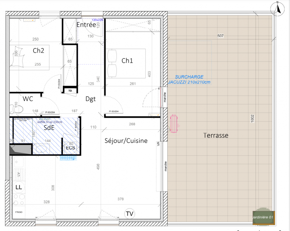 Plan du lot
