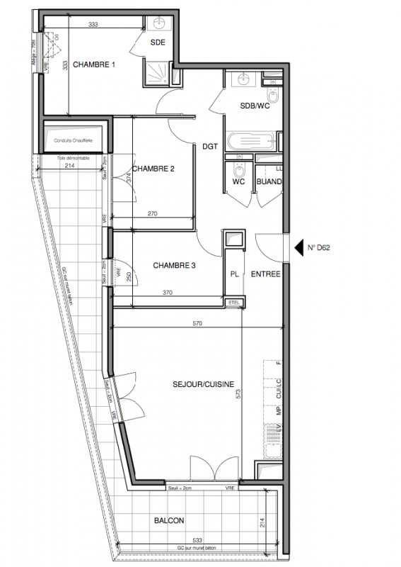 Plan du lot