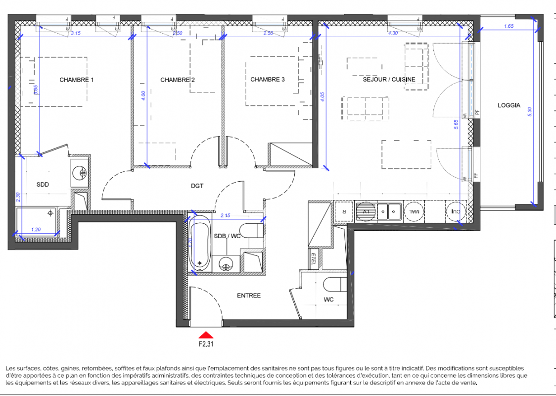 Plan du lot