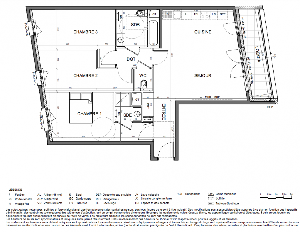 Plan du lot