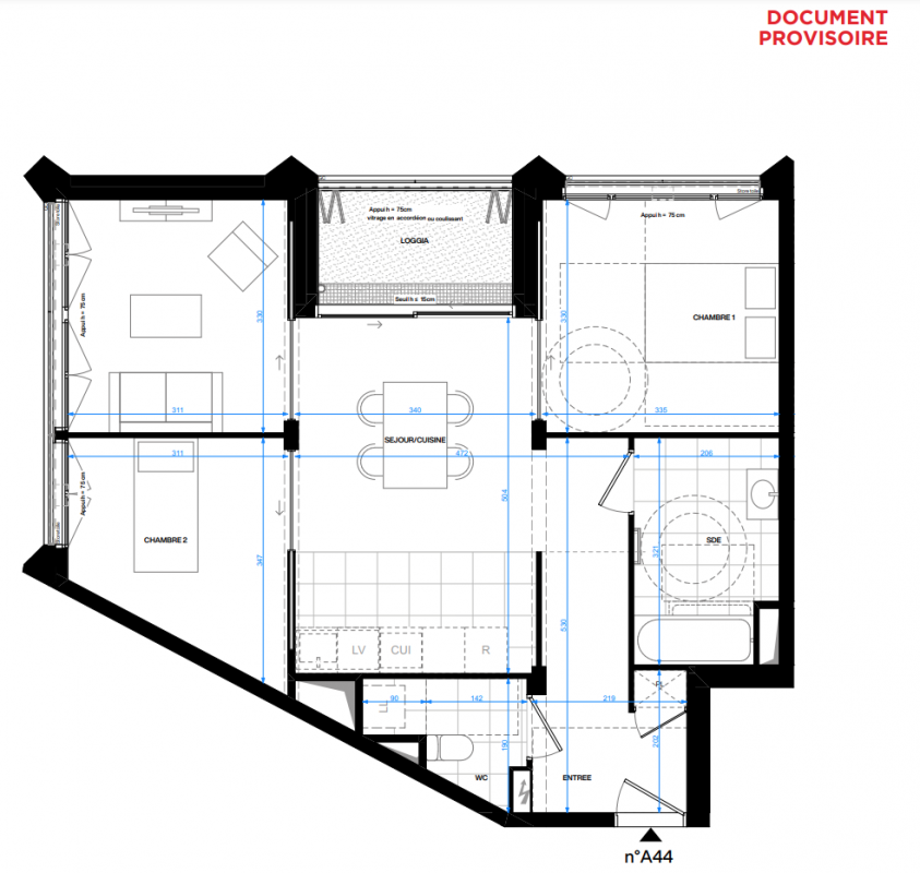 Plan du lot
