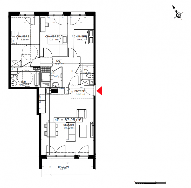Plan du lot