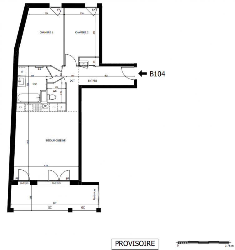 Plan du lot