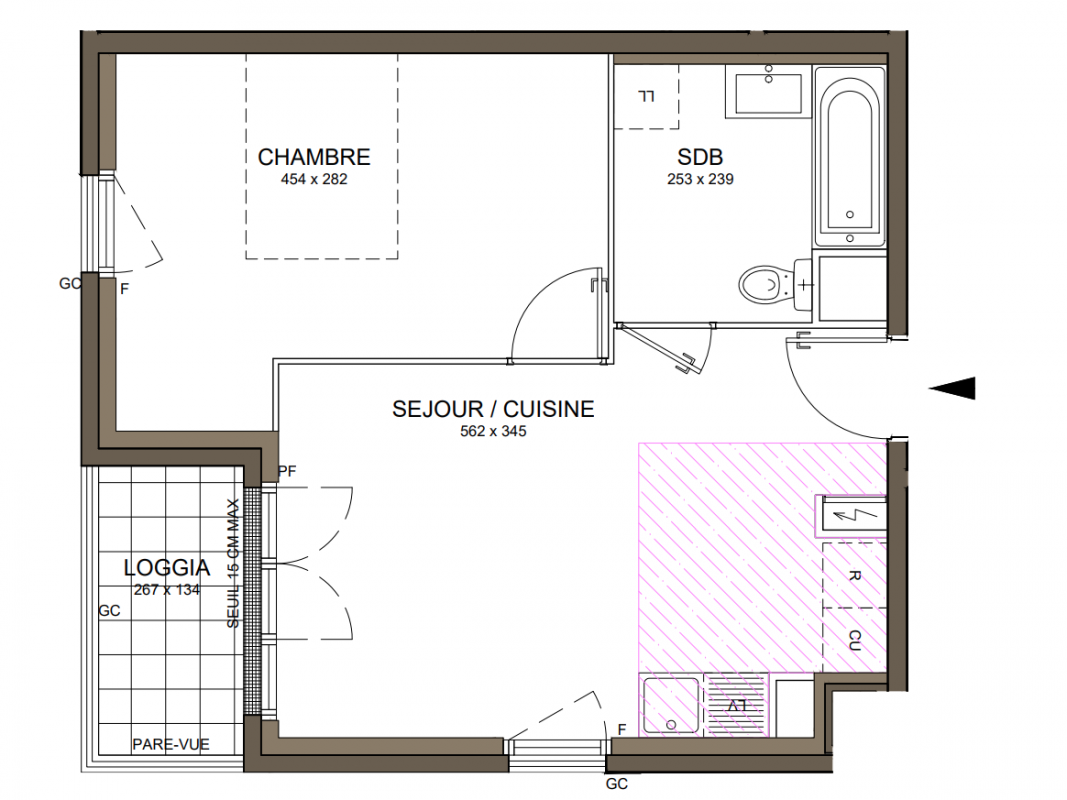 Plan du lot