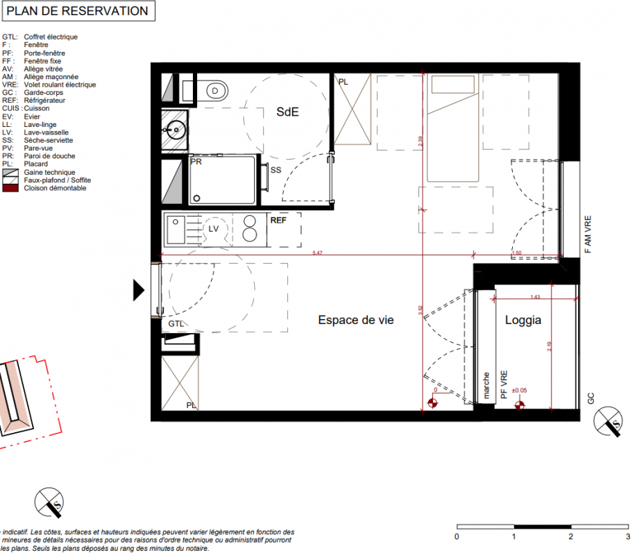 Plan du lot
