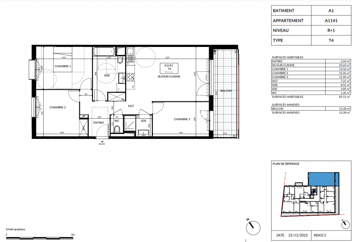 Plan du lot