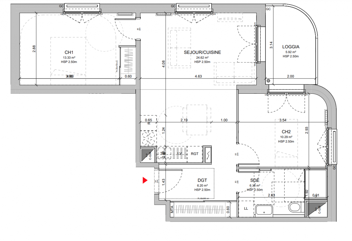 Plan du lot